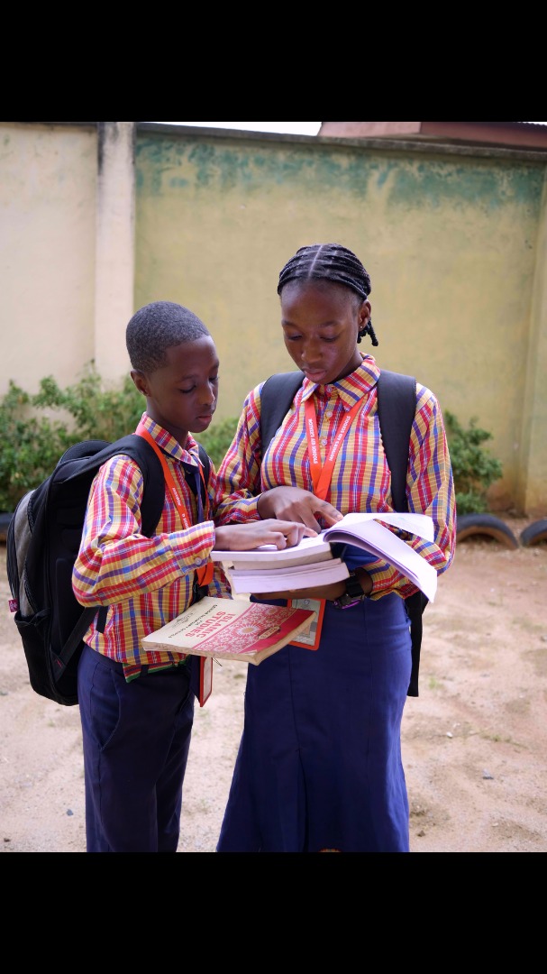 Students at Mother's Aid Schools